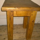 Reclaimed Pine Hand Crafted Rustic Side Table