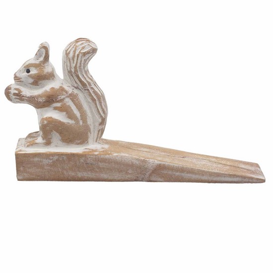 Hand carved Doorstop-Squirrel